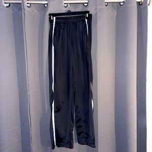 Nike Athletic Pants Dri-Fit Black with White Stripe